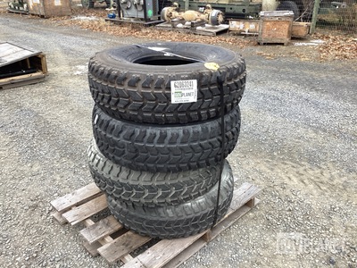 (4) Goodyear 37x12.50R16.5LT Tires