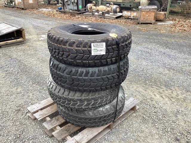 (4) Goodyear 37x12.50R16.5LT Tires