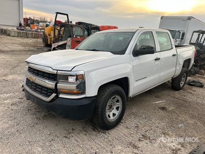 2018 Chevrolet Silverado 1500 4x4 Crew Cab Pickup (Inoperable)