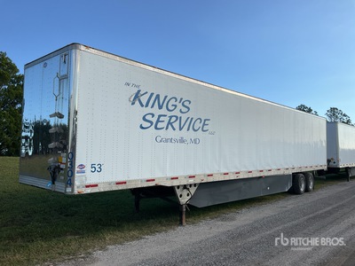 2017 Utility 4000D-X 53 ft x 102 in T/A Van Trailer