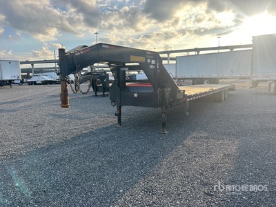 2022 Sure-Trac ST102355LPD02A-GN-259 40 ft T/A Gooseneck Equipment Trailer