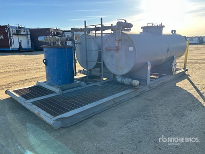 Custom Built Skid Mounted 7 Cube Blowdown Tank