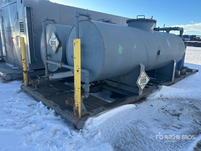 Custom Built Skid Mounted 7 Cube Blowdown Tank