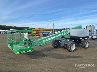 2015 Genie S60X 4WD Diesel Telescopic Boom Lift