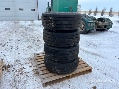 Quantity of (4) Goodyear 12.5L-15FL Implement Tyres