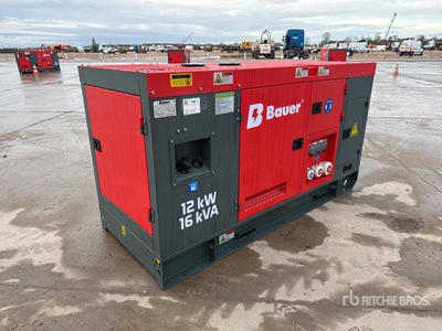 2025 Bauer Generatoren GFS12KW 12kW15KVA Groupe électrogène portable  (Unused)