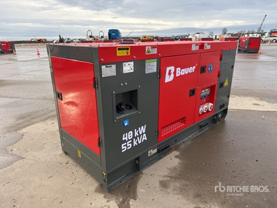 2025 Bauer Generatoren GFS40KW Skid-Mounted 40kW/50kVA Generator set (Unused)