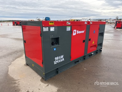 2025 Bauer Generatoren GFS90KW Skid-Mounted 90kW/112,5kVA Generator Set (Unused)
