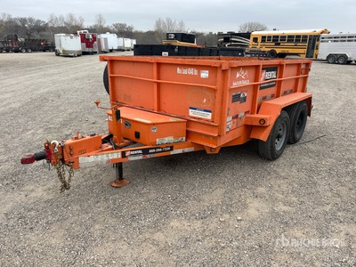 2016 Snake River DMP610 10 ft T/A Remorque à Benne Utilitaire