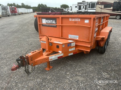 2020 Snake River DMP610-7K 10 ft T/A Dump Utility Trailer