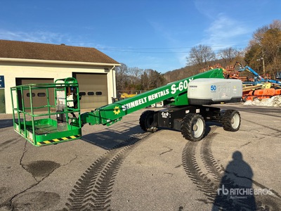 2016 Genie S60X 4WD Diesel Nacelle téléscopique