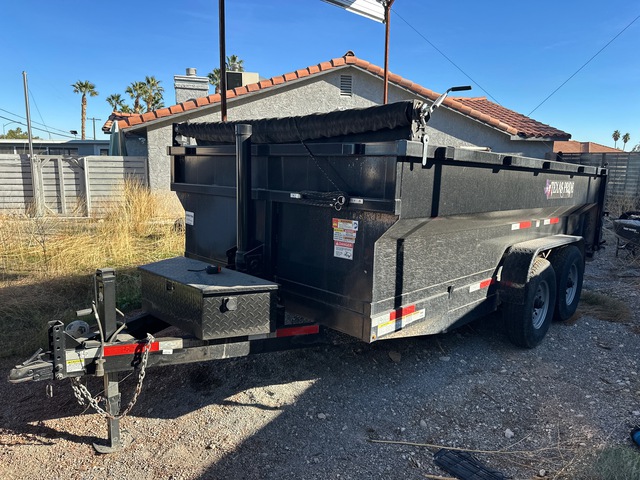 2022 Texas Pride 14 ft T/A Dump Utility Trailer