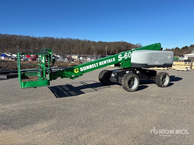 2016 Genie S-60X 4WD Diesel رافعة تليسكوبية بذراع تطويل