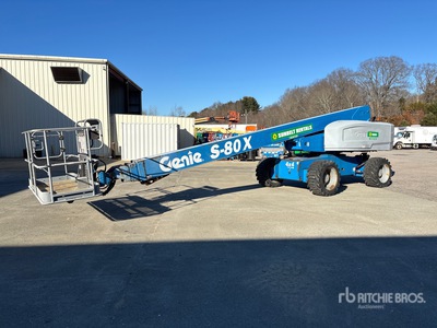 2016 Genie S-80X 4WD Diesel رافعة تليسكوبية بذراع تطويل