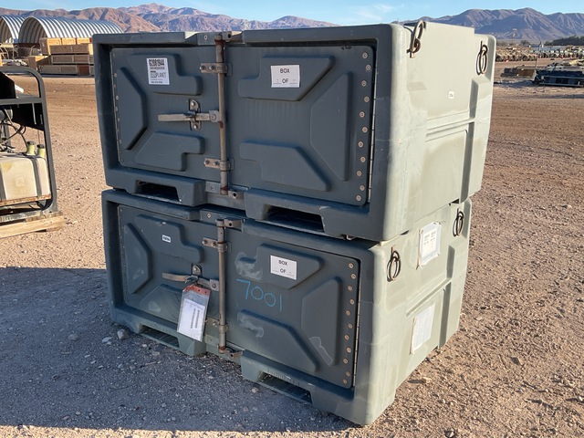 (2) Plastics Research 103260 Mobility Containers