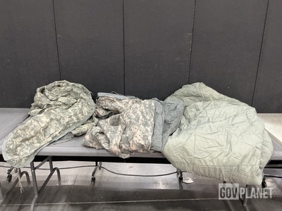 (7) Bivy Covers, (14) Sleeping Bags, (13) Poncho Liners & Assorted Items
