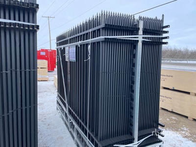 Quantity of (30) 2026 KJ K0710-30 9 ft 9 in x 6 ft 6 in Powder Coated Fencing (Unused)