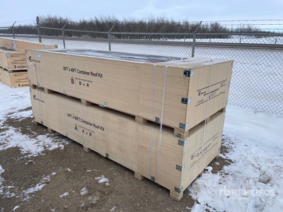 Quantity of (2) Boxes of 2026 KJ K4036 36 ft x 40 ft Container Shelter (Unused)