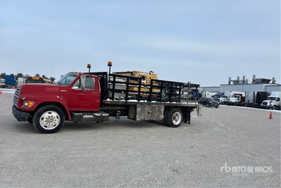 1995 Ford F800 4x2 Platte vrachtwagen