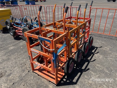 Quantity of (4) East West Engineering TGC2 Gas Cylinder Trolleys
