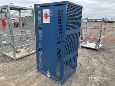 Skid-Mounted Storage Cage Varios, tienda, almacen, consumidor