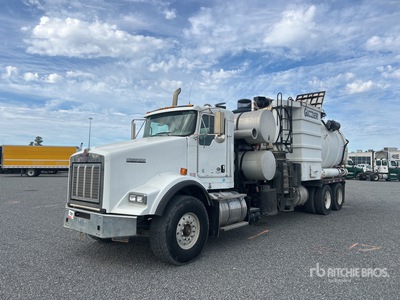 GUZZLER on 2012 Kenworth T800 6x4 Vacuum Excavator Truck