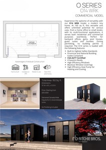 O14 WRK 160 sqft Bunkie (Unused)