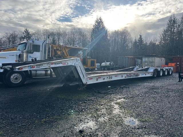 2013 Trail-Eze TE80FG 50 ft Quad/A Folding Neck Trailer