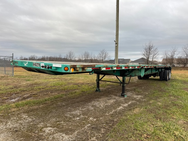 1996 Lufkin 48 ft T/A Flatbed Trailer