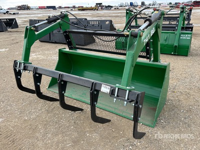 2025 Industrias America 741BG 96 in Grapple Ag Tractor Bucket - Fits John Deere 741 (Unused)