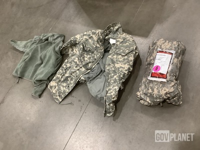 (2) Cold Weather Parkas, (36) Cold Weather Jackets & Assorted Items