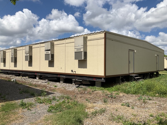Quantity of (5) 56 ft 5 in x 14 ft 2 in Portable 5/Axle Mobile Office