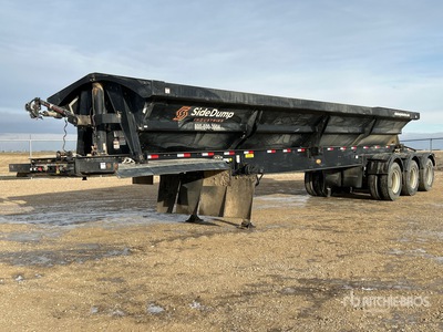 2024 SDI DS443 35 ft Tri/A Side Dump Trailer