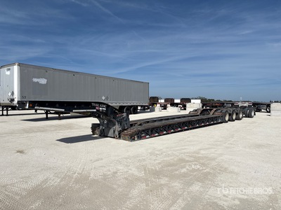 2014 Trail King TK110HDG 55 ton Tri/A Removable Gooseneck dieplader