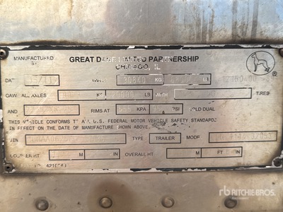 2012 Great Dane 53 ft x 102 in T/A Remorque frigorifique