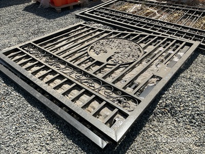 14 ft x 7 ft 4 in Bi-Parting Puerta de entrada