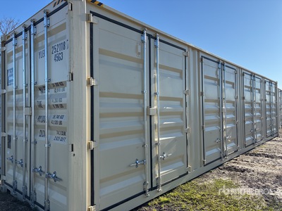 2025 40 ft High Cube Multi-Door Storage Container