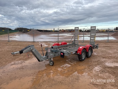 Hubiere H212T14CF T/A Remorque Remolque Portamaquinaria