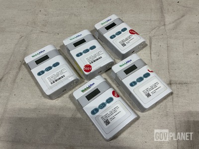 (5) Welch Allyn ABPM 7100 Ambulatory Blood Pressure Monitors