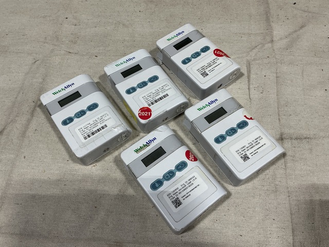 (5) Welch Allyn ABPM 7100 Ambulatory Blood Pressure Monitors