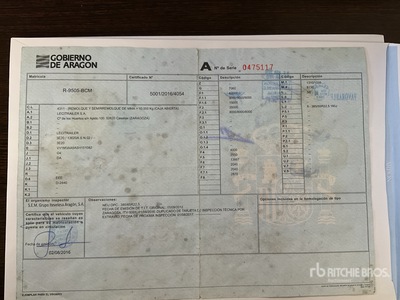 2012 Lecitrailer 3E20 TRI/A XL 3M MULTILOCK مقطورة جانبية بستائر