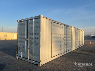2025 40 ft High Cube Multi-Door Storage Container