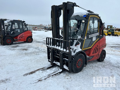 2018 Linde H50D 7155 lb Cushion Tire w/ Cabaire cab pressure monitor Forklift