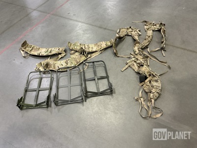 (17) Enhanced Frame Shoulder Straps, (14) Field Pack Frames & Assorted Items