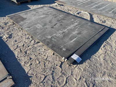 Quantity of (2) 2025 Kit Containers Steel 5 ft x 8 ft 5 in Road 3/4 inch thick Placas de acero