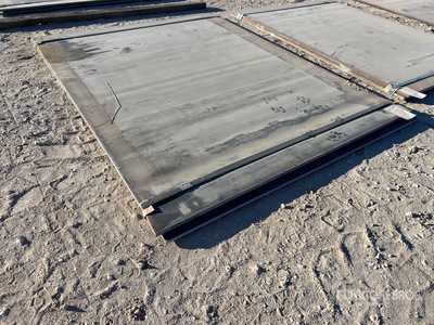 2025 Kit Containers Steel 6 ft x 8 ft 2 in 3/4 inch thick Placas de acero