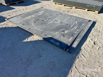 2025 Kit Containers Steel 6 ft 1 in x 8 ft 2 in Road 3/4 inch thick Placas de acero