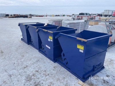 Quantity of (4) 2026 Suihe N-1CY-4 1 cyd Self-Dumping Hopper (Unused)