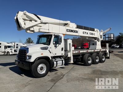 2017 Versalift CTA-130-I 124 ft on 2018 Freightliner 114 SD 8x6 Bucket Truck