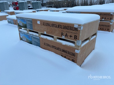 2025 AGR-MS2642 Metal Garage Storage Building (Unused)